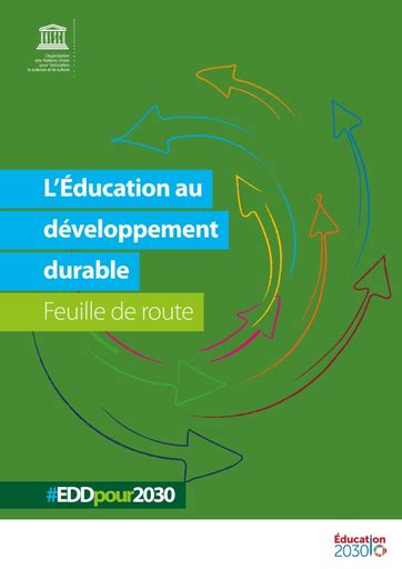 L’éducation au développement durable: feuille de route .